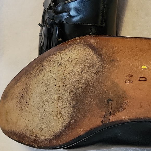 Cole Haan Black Leather Men's Loafers Size 9 1/2 D - Picture 7 of 8